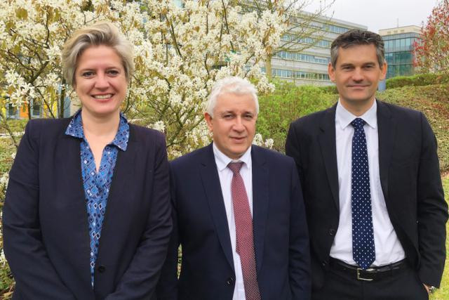 Marie Bourlond, Laurent Moser et Vincent Salzinger ont été nommés à la présidence de l’Alco pour un mandat de deux ans.  (Photo: Alco)