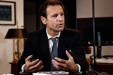 Olivier Chatain, patron des entités de Crédit Agricole au Luxembourg, espère, à terme, réunir les équipes sous un même toit. (Photo: Nader Ghavami)