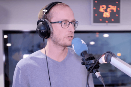 Jean-Claude Frank, rédacteur en chef de 100,7. (Photo: capture d'écran / Youtube)