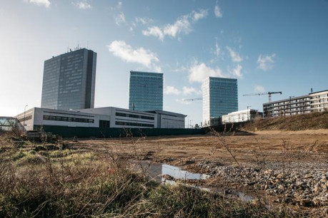 Le Kirchberg présente encore un fort potentiel de développement. Photo: Edouard Olszewski