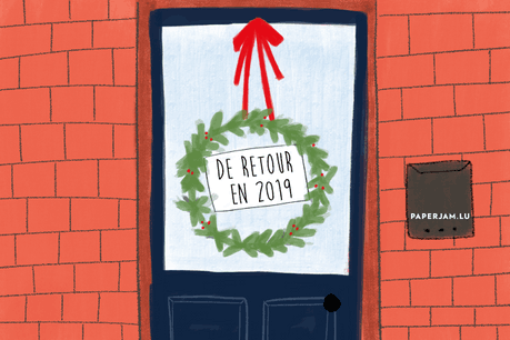 Paperjam.lu sera de retour le 2 janvier avec sa newsletter de 8 heures. (Illustration: Maison Moderne)