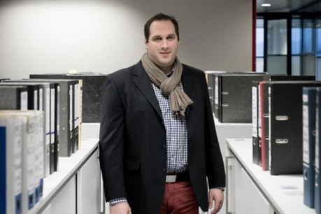 Julien Bossu: «Décrocher des chantiers et donner du boulot à tout le monde.» (Photo: Jessica Theis )