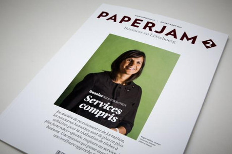 Magali Maillot, human resources director d'Allen & Overy est en couverture de cette édition juillet/août de Paperjam2. (Photos: Maison Moderne Studio)