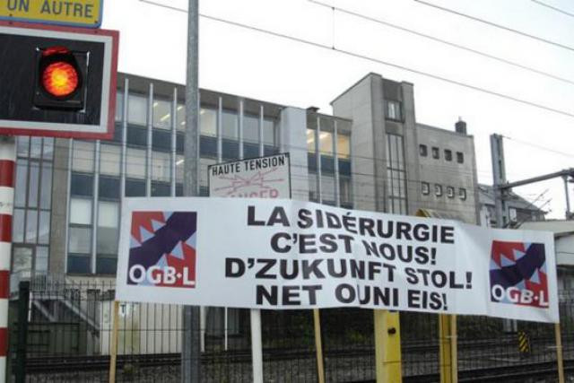 Les représentants du personnel redoutent depuis longtemps la fermeture définitive des deux usines. (Photo : OGBL)
