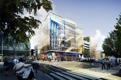 Le futur centre commercial Royal-Hamilius fait partie des quatre nominés dans la catégorie des «Best Futura Shopping Centre». (Visuel : Codic International