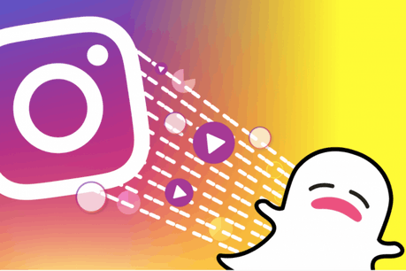 Période difficile et de haute concurrence pour Snapchat avec Instagram. (Photo: capture d'écran)
