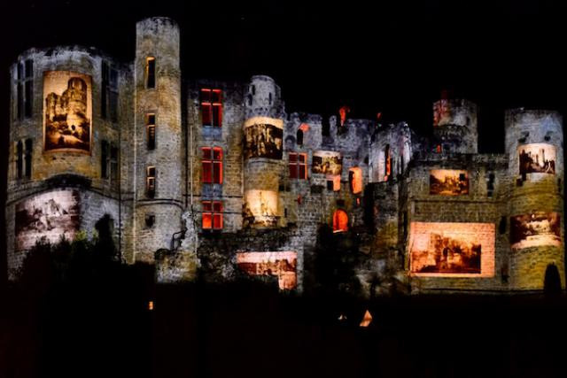 Une façon spectaculaire et festive de découvrir le château de Beaufort. (Photo: ORT MPSL)