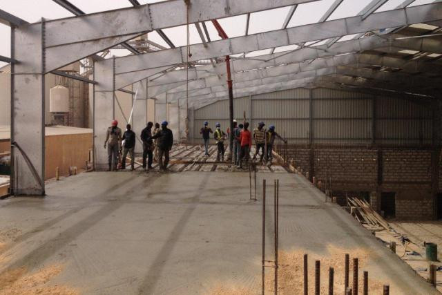 En Afrique, Steel Shed Solutions répond surtout à des besoins en grands hangars de stockage, dans le secteur de l’agro-alimentaire. (Photo: DR)