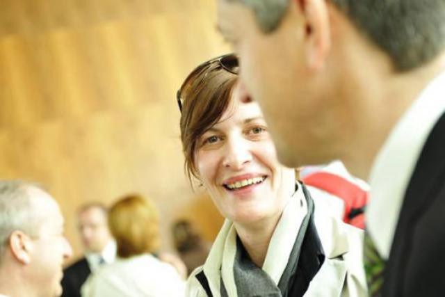 Christiane Wickler (Pall Center) : « L’avenir est au coin de nos rues, on peut y créer de la valeur. » (Photo : archives paperJam)