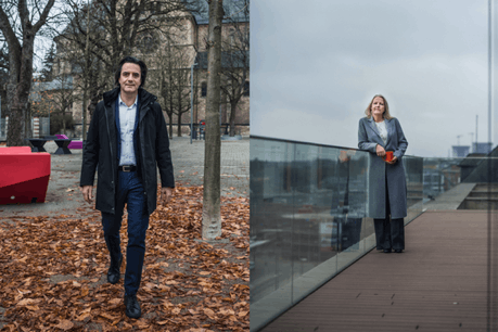 Guy Castegnaro et Colette Dierick nous présentent un look hiver. (Photo: Mike Zenari)