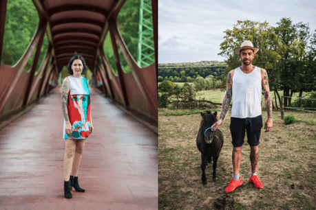 Linda Bos & Eric Mangen nous présentent un style tatoos. (Photos: Mike Zenari)
