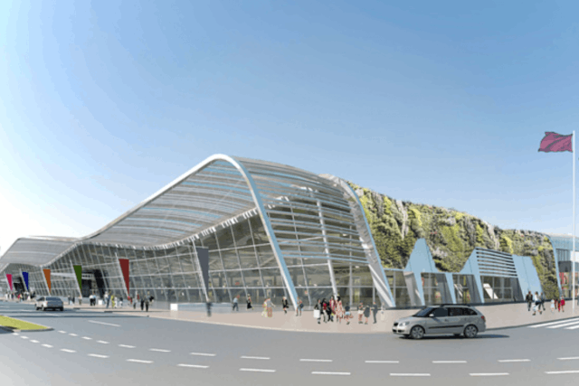 Les simulations du futur site resteront au stade des ébauches d'architectes. (Photo: CG57)