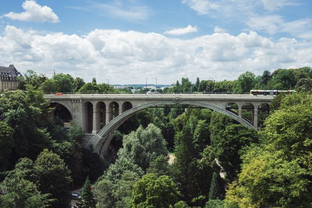 La passerelle ouvrira officiellement mi-septembre. (Photo: Sébastien Goossens)