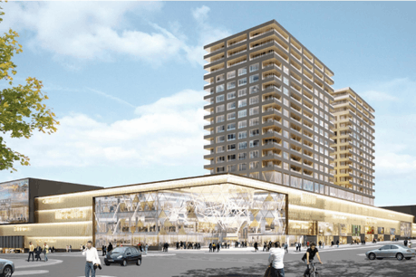 Le centre commercial regroupera 120 enseignes. (Photo: Fabeck Architectes)