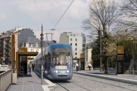 Les commerçants souhaitent que les travaux se déroulent en poste de deux fois huit heures. Du lundi au samedi. (Photo: illustration Luxtram)