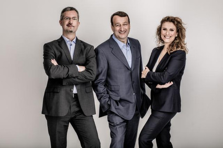 Alexander Weber, Bruno Chauvat (CEO) et Alexandra Fernandez Ramos, les trois cofondateurs de Travelsify. (Photo: Travelsify)