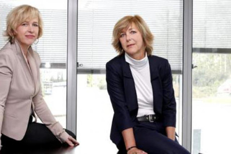 Sonia Rucquoy et Rita Goffin (PwC) (Photo: Olivier Minaire)