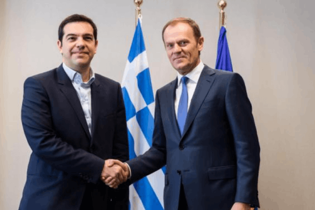 Un nouvel échange entre Alexis Tsipras, Premier ministre grec, et Donald Tusk, président du Conseil européen, a eu lieu ce jeudi. Son contenu est resté secret. (Photo: DR / archives)