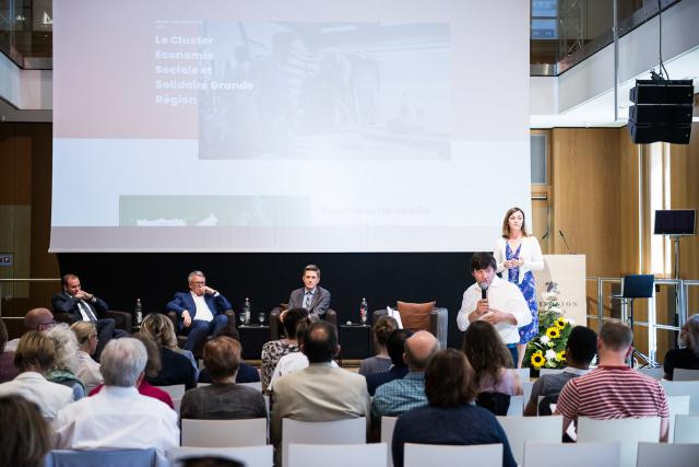 Le cluster a été lancé à l’occasion de la journée d’échange «D’Zukunft vun der Sozial- a Solidarwirtschaft zu Lëtzebuerg», qui s’est tenue à Echternach le 26 juin dernier. (Photo: Alexander Anyfandakis)