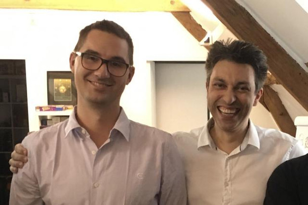 Les fondateurs de Mythic Games, Benoît Vogt (à gauche) et Léonidas Vesperini (à droite). (Photo: DR)