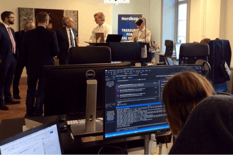 Le ministre des Finances Pierre Gramegna a visité le Stockholm Fintech Hub, l’équivalent suédois de la Lhoft. (Photo: ministère des Finances)