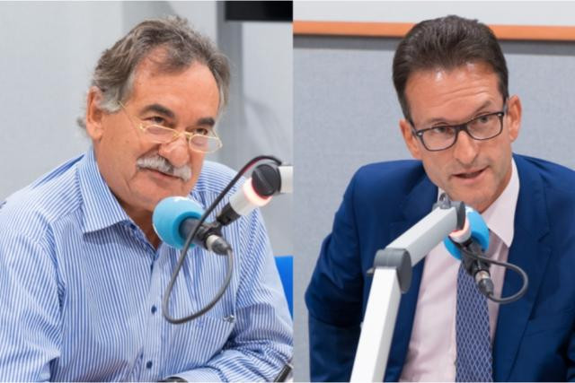 Norbert Tremuth (Chambre des salariés) et Carlo Thelen (Chambre de commerce). (Photo: 100