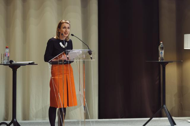 Anne Darin-Jaulin, directrice de l’UCVL, lors de l’assemblée générale. (Photo: Sébastien Goossens)