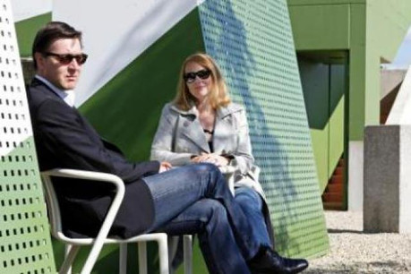 François Thiry et Carole Schmit (Polaris): «On prend le temps de bien faire les choses.» (Photo: Olivier Minaire)
