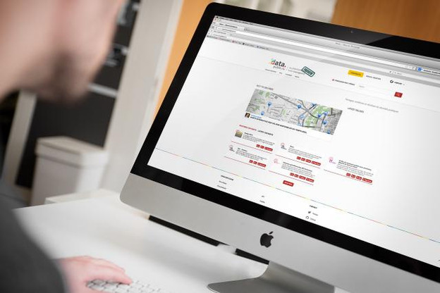 Les données disponibles sur le portail open data ont permis la réalisation de cette carte interactive représentant le nombre de vel'oh! disponibles en temps réel dans la capitale. (Source: data.public.lu)