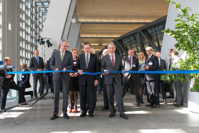 La récente inauguration du nouveau siège de la Banque centrale européenne marque-t-elle le début d’une nouvelle ère? (Photo: Banque centrale européenne)