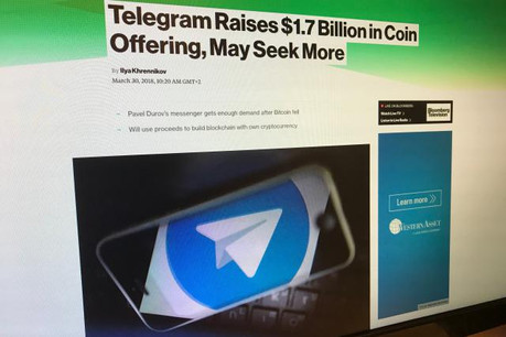 Avec l’argent de cette ICO, la messagerie cryptée Telegram a pour projet de créer sa propre monnaie virtuelle. (Photo: DR)