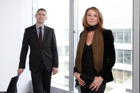 Christian Scharff et Géraldine Mascelli (PwC Luxembourg) (Photo : Olivier Minaire)