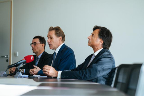 Le triumvirat des deux prochaines années, composé de François Kremer, François Prum et Rosario Grasso, s’attache à défendre une profession qui compte 2.400 membres. (Photo: Sven Becker)