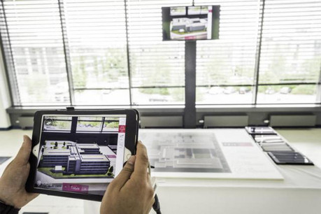 L’application a été conçue par la jeune société française Tailora. (Photo: Mike Zenari)