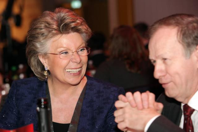 L'ancienne commissaire européenne Viviane Reding est fort demandée par le monde des entreprises. ( Photo : Luc Deflorenne / archives)