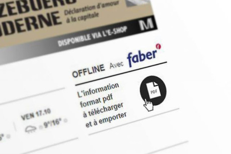 L'icone permet de télécharger une version PDF, que l'on peut ensuite imprimer par exemple. (Création : Maison Moderne Studio)