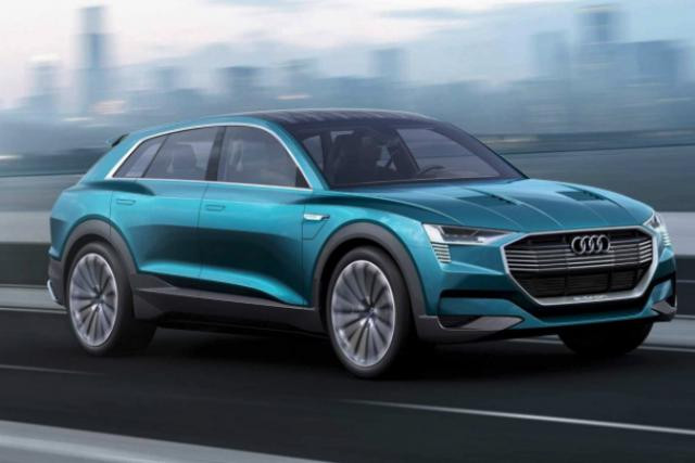 L'Audi e-tron: le SUV électrique de la marque aux anneaux attendu pour 2018. (Photo: Audi)