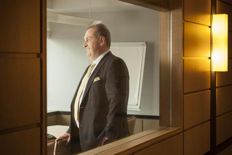 Yves Stein, Group CEO de KBL epb, eplique la stratégie mise en place par la banque luxembourgeoise et ses actionnaires qataris. ( Photo: Julien Becker / archives )