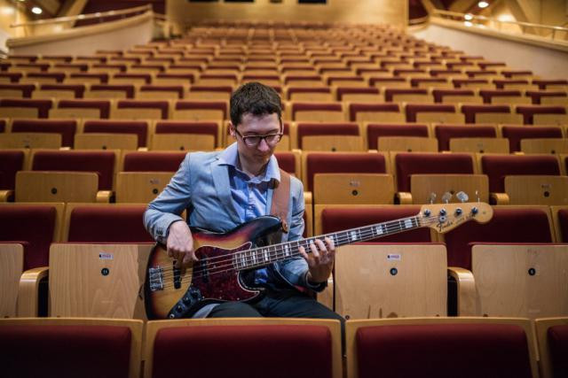 Le jeune musicien Pol Belardi est passionné de jazz. (Photo: Sven Becker)
