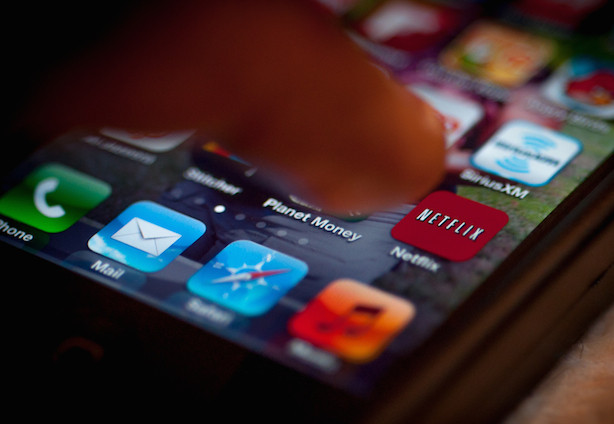 A user accesses Netflix’s mobile app
Flickr user Shardayyy/Creative Commons (2012)