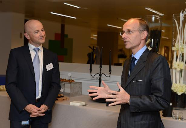
	PayPal Europe CEO Rupert Keeley and Luxembourg finance minister Luc Frieden
 PayPal