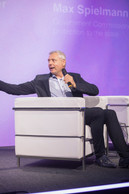 Peter Poehle (Media65) spoke on a panel on centralised data governance at the Nexus 2025 tech conference at Luxexpo, 18 June. Photo: Jordan Koenig