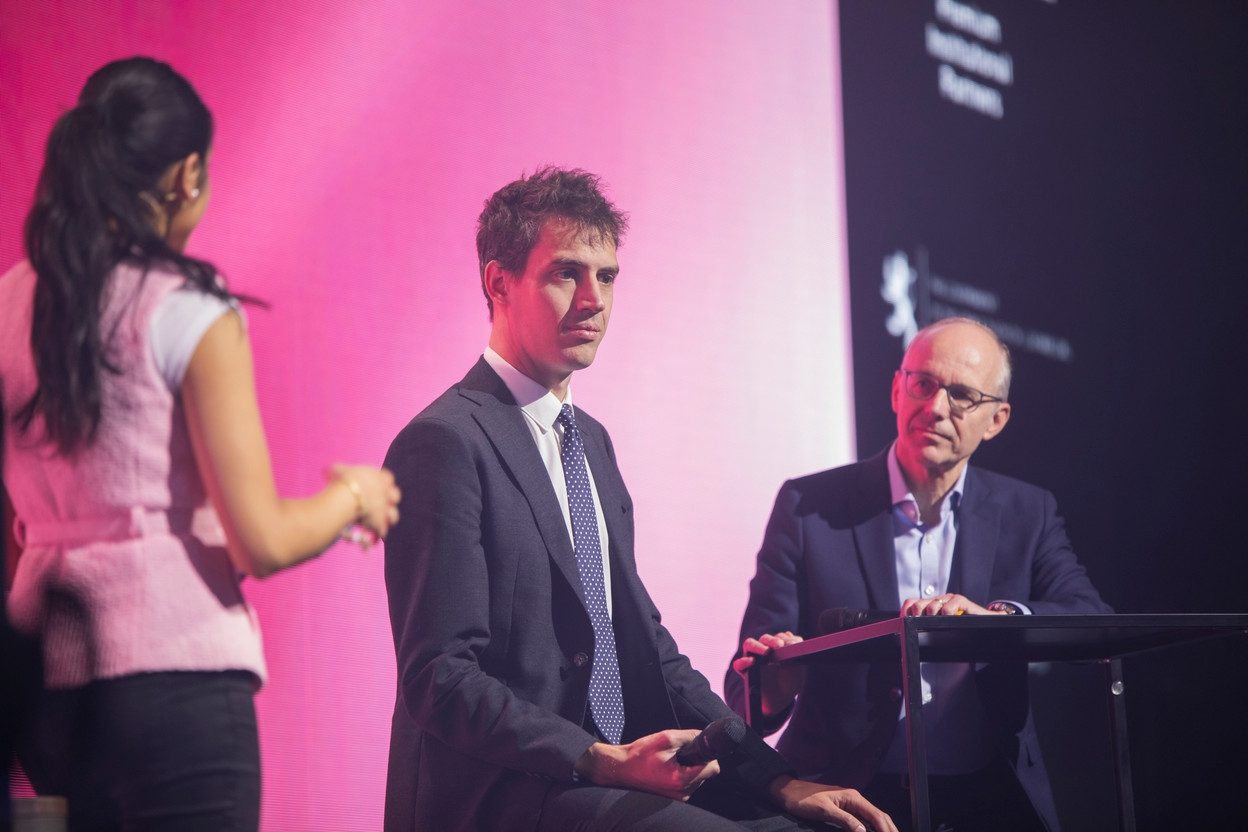 The CEO of Mistral AI, Arthur Mensch, had taken advantage of his visit to Nexus 2025 to announce, at the same time as the Prime Minister, Luc Frieden, a partnership for Luxembourg. (Photo: Paperjam/archives)