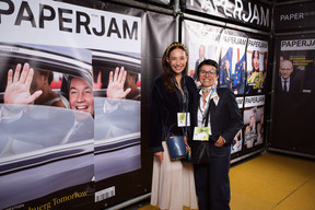 Alix Bellac (Paperjam) and Isabelle Ringard (Alizé). (Photo: Lux Photo Pro /Nexus Luxembourg)