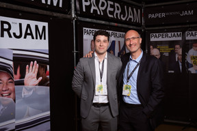 Simone Signoretti and Alberto Marandola (Prometeia). (Photo: Lux Photo Pro /Nexus Luxembourg)
