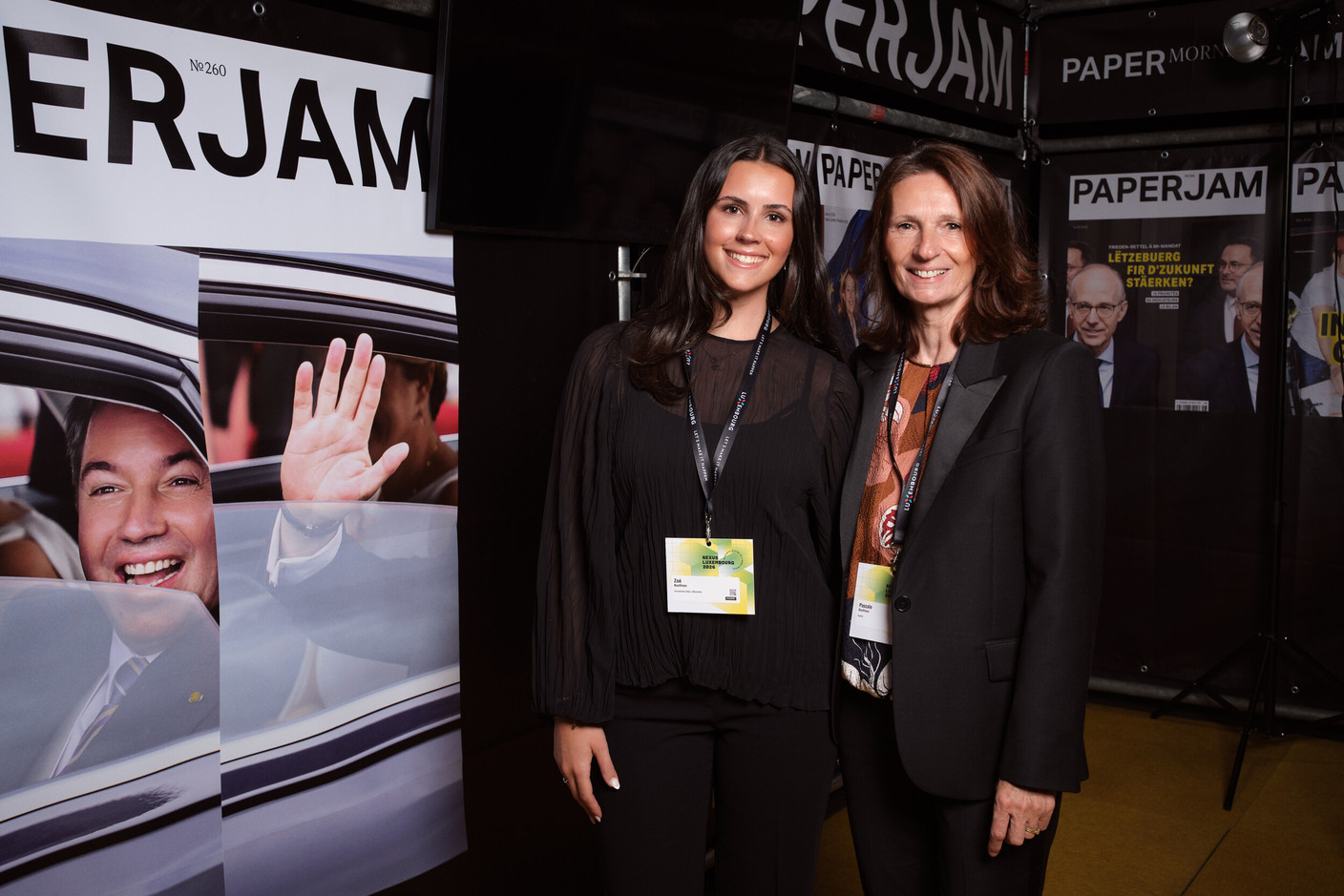Zoé Kauffman (University of Aix-Marseille) and Pascale Kauffman (Apollo). (Photo: Lux Photo Pro /Nexus Luxembourg)