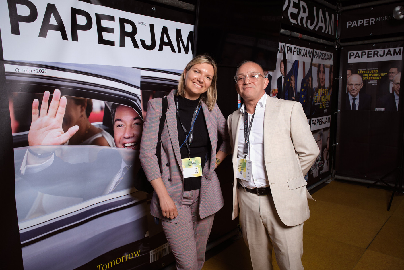 Francis Gasparotto (Paperjam) on the right. (Photo: Lux Photo Pro /Nexus Luxembourg)