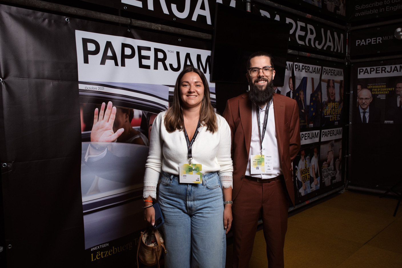 Céline Depoorter and Julien Baltzli (Van Mossel). (Photo: Lux Photo Pro /Nexus Luxembourg)