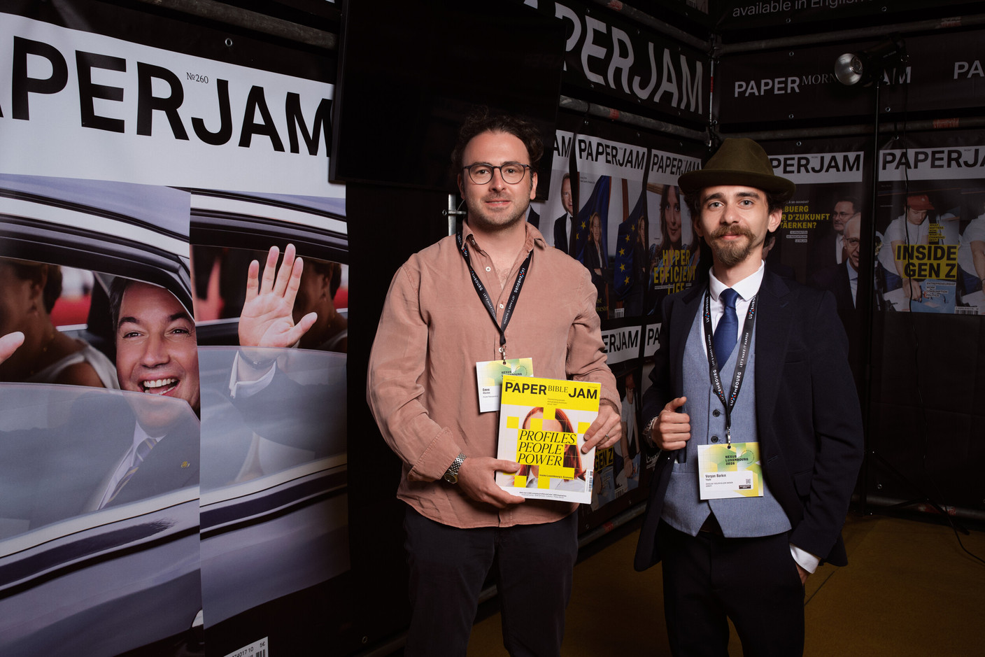 Emre Altuntas (Erciyes Technology Park) and Verşan Barkın (DEVOLVİA SOFTWARE AND INFORMATION TECHNOLOGY LIMITED). (Photo: Lux Photo Pro /Nexus Luxembourg)