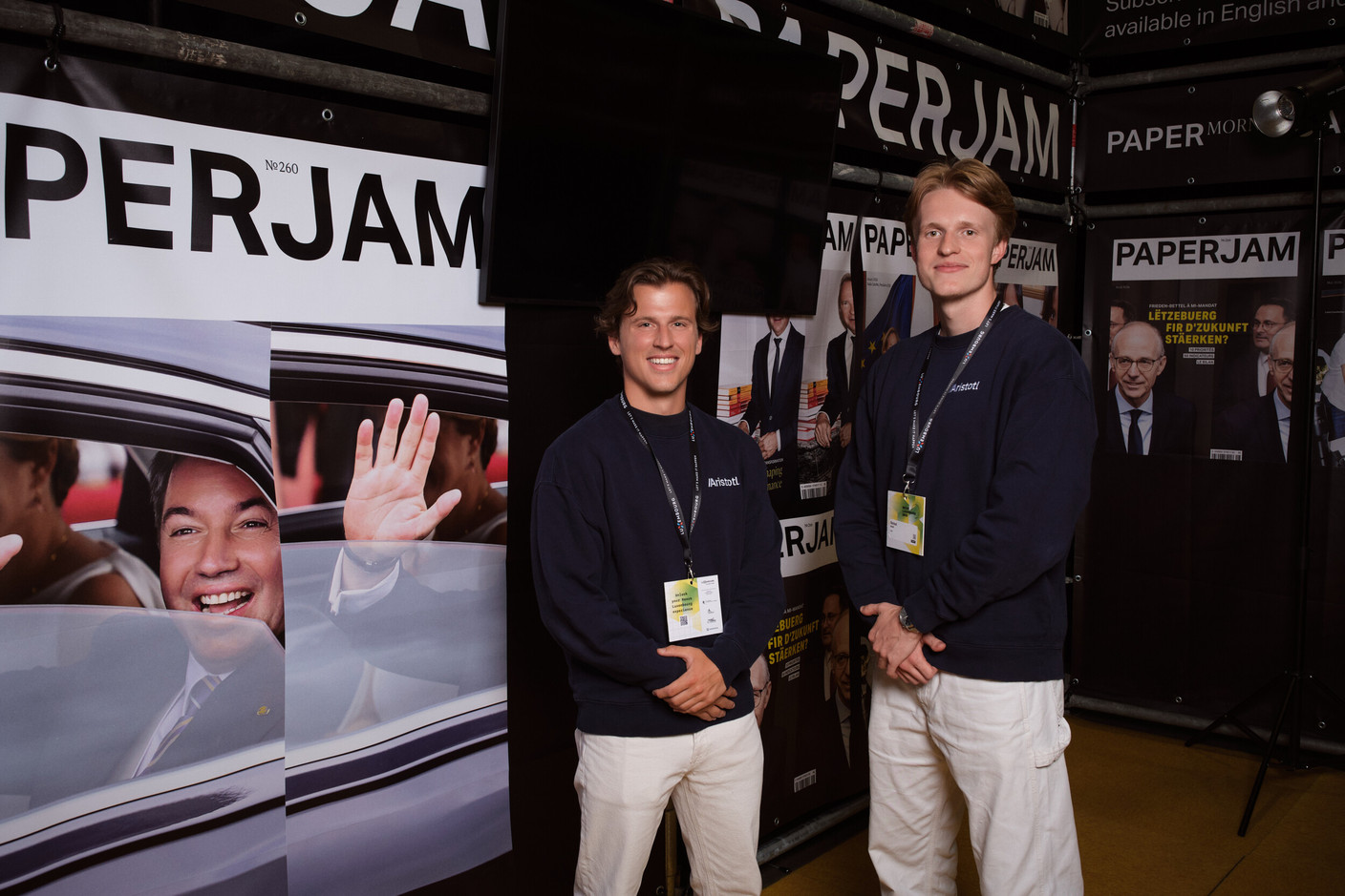 Ben Bauwens (Aristotl) and Reinout Brandt (Urgent). (Photo: Lux Photo Pro /Nexus Luxembourg)